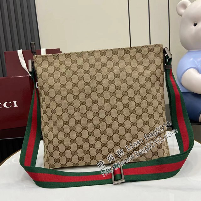 Gucci專櫃古馳最經典款男士單肩斜挎包 jh2948型號:  189751